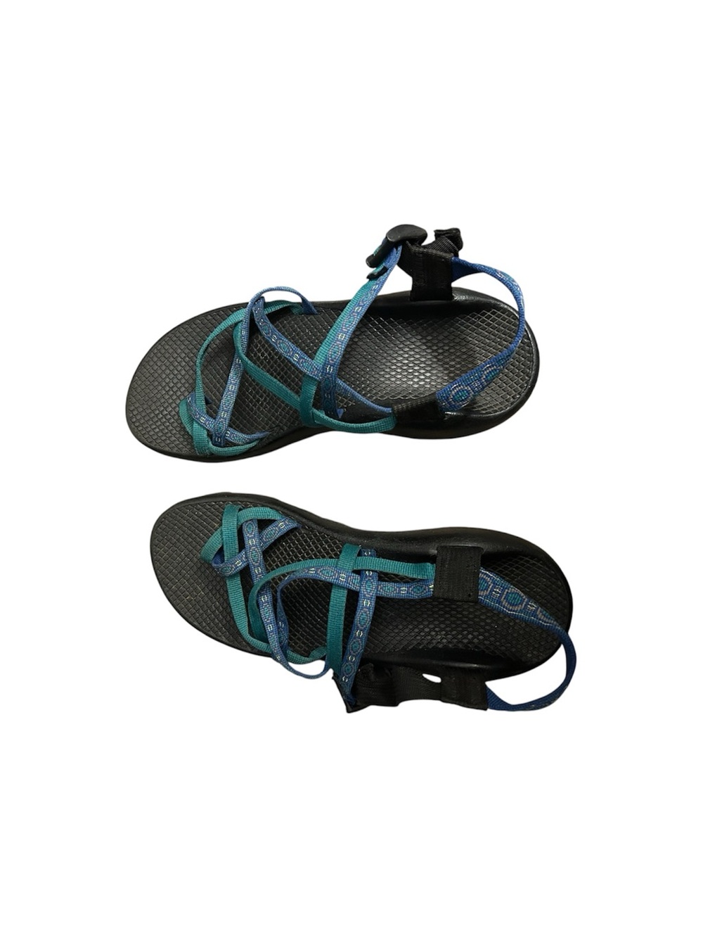 Chaco Women's Teal and Blue Strappy Sandals
